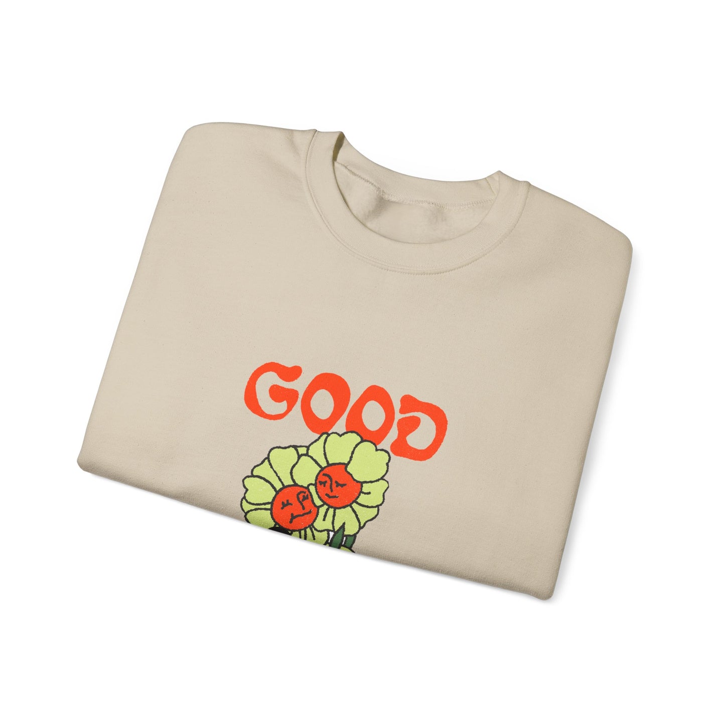 Good Vibes Floral Crewneck Sweatshirt