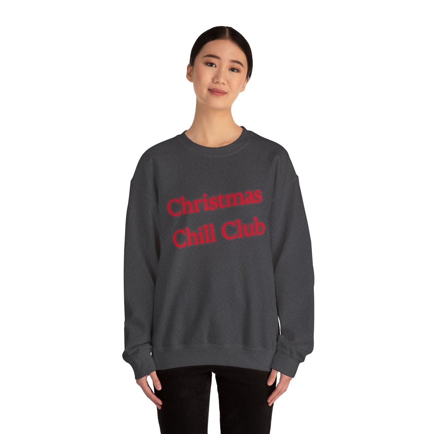 Christmas Chill Club Sweatshirt - Cozy Holiday Apparel, Unisex Crewneck, Christmas Gift, Winter Sweater, Casual Lounge Wear