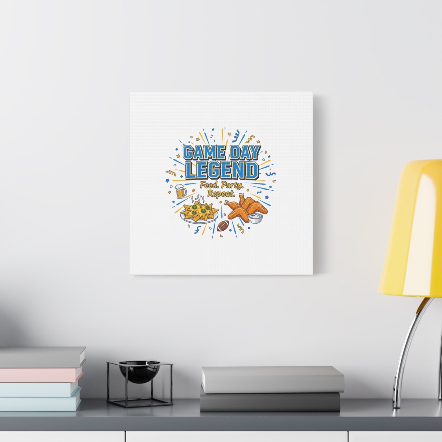 Game Day Legend Canvas | Super Bowl Party, Game Day Humor