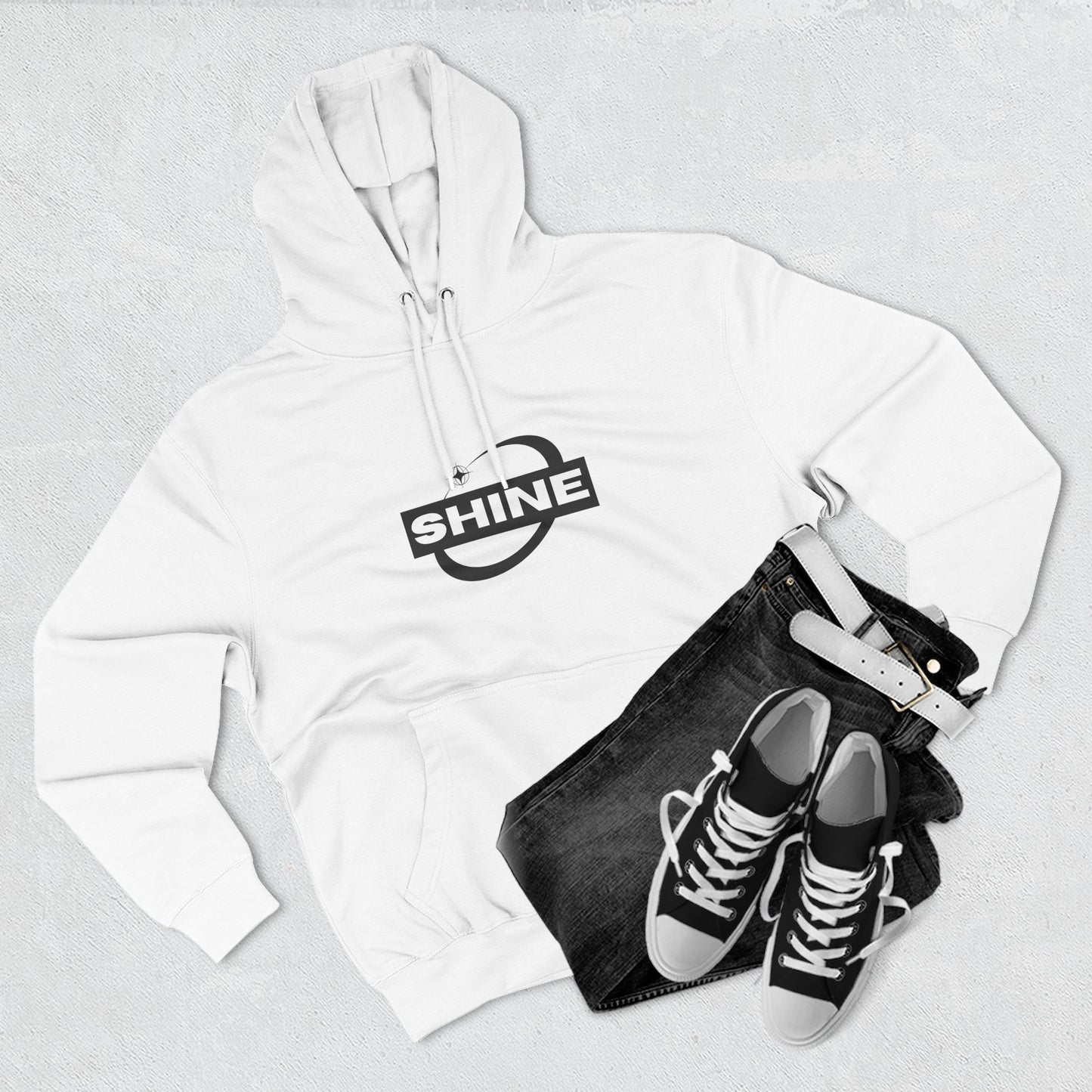 Crewneck Sweatshirt — Red Rose Skull Graphic Pullover
