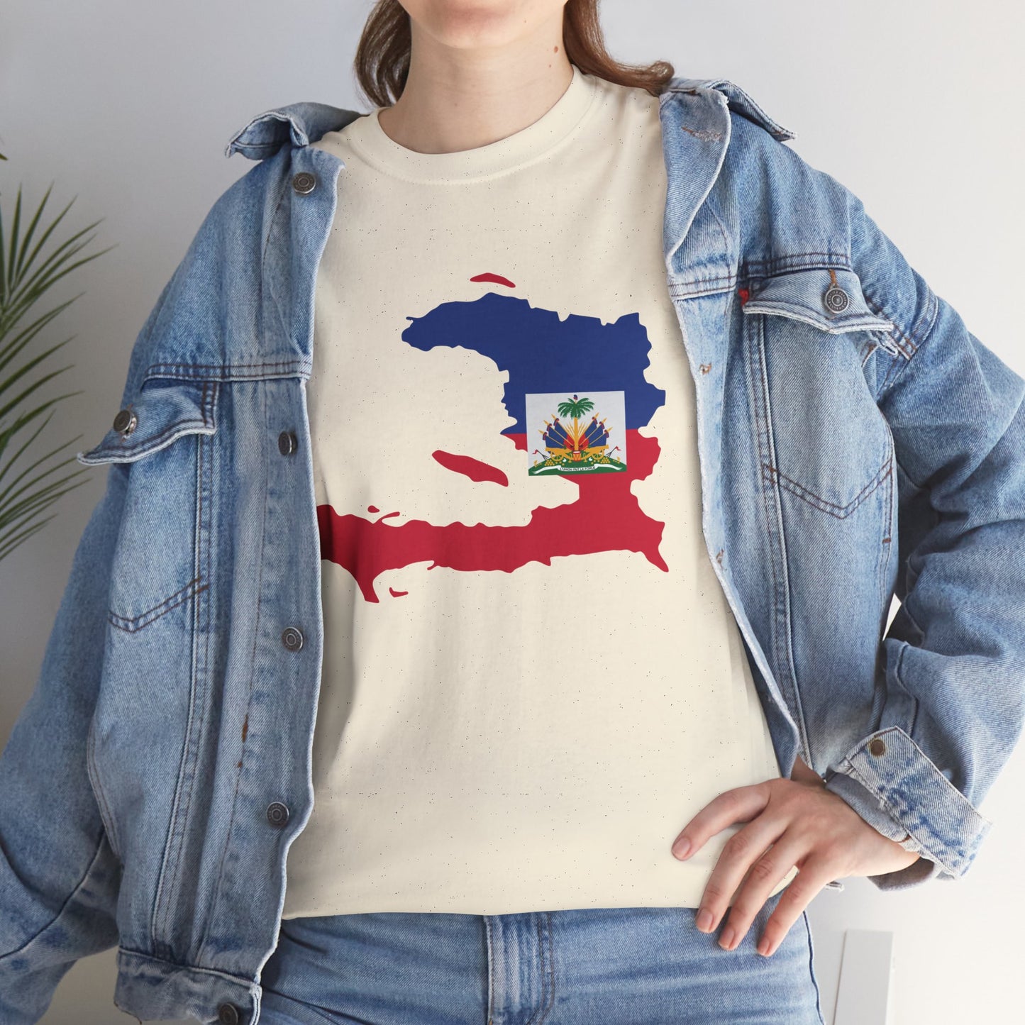 Haiti Map Flag T-Shirt — Haitian Pride Tee