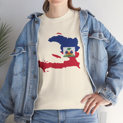 Haiti Map Flag T-Shirt — Haitian Pride Tee