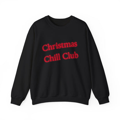 Christmas Chill Club Sweatshirt - Cozy Holiday Apparel, Unisex Crewneck, Christmas Gift, Winter Sweater, Casual Lounge Wear