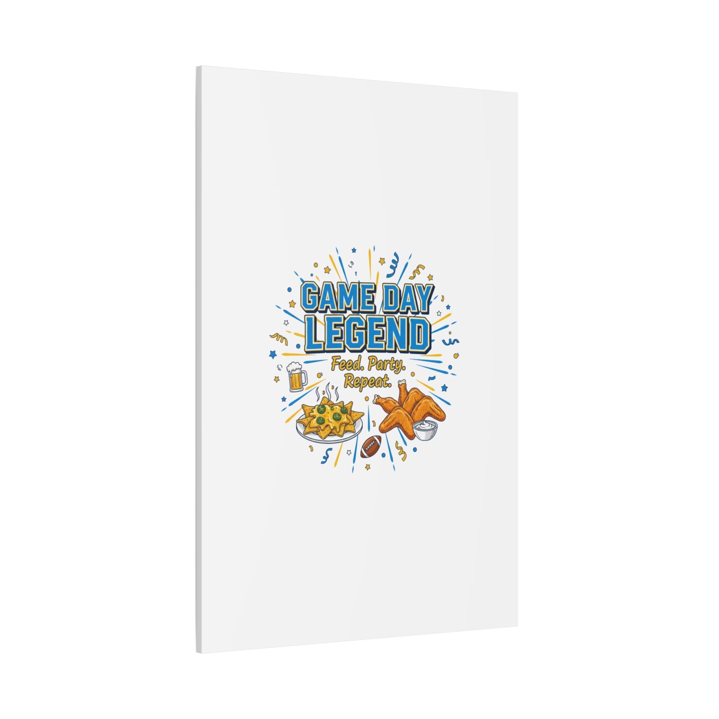 Game Day Legend Canvas | Super Bowl Party, Game Day Humor