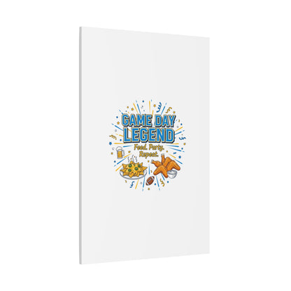 Game Day Legend Canvas | Super Bowl Party, Game Day Humor