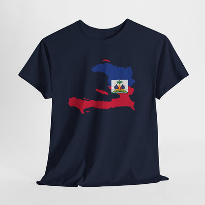 Haiti Map Flag T-Shirt — Haitian Pride Tee