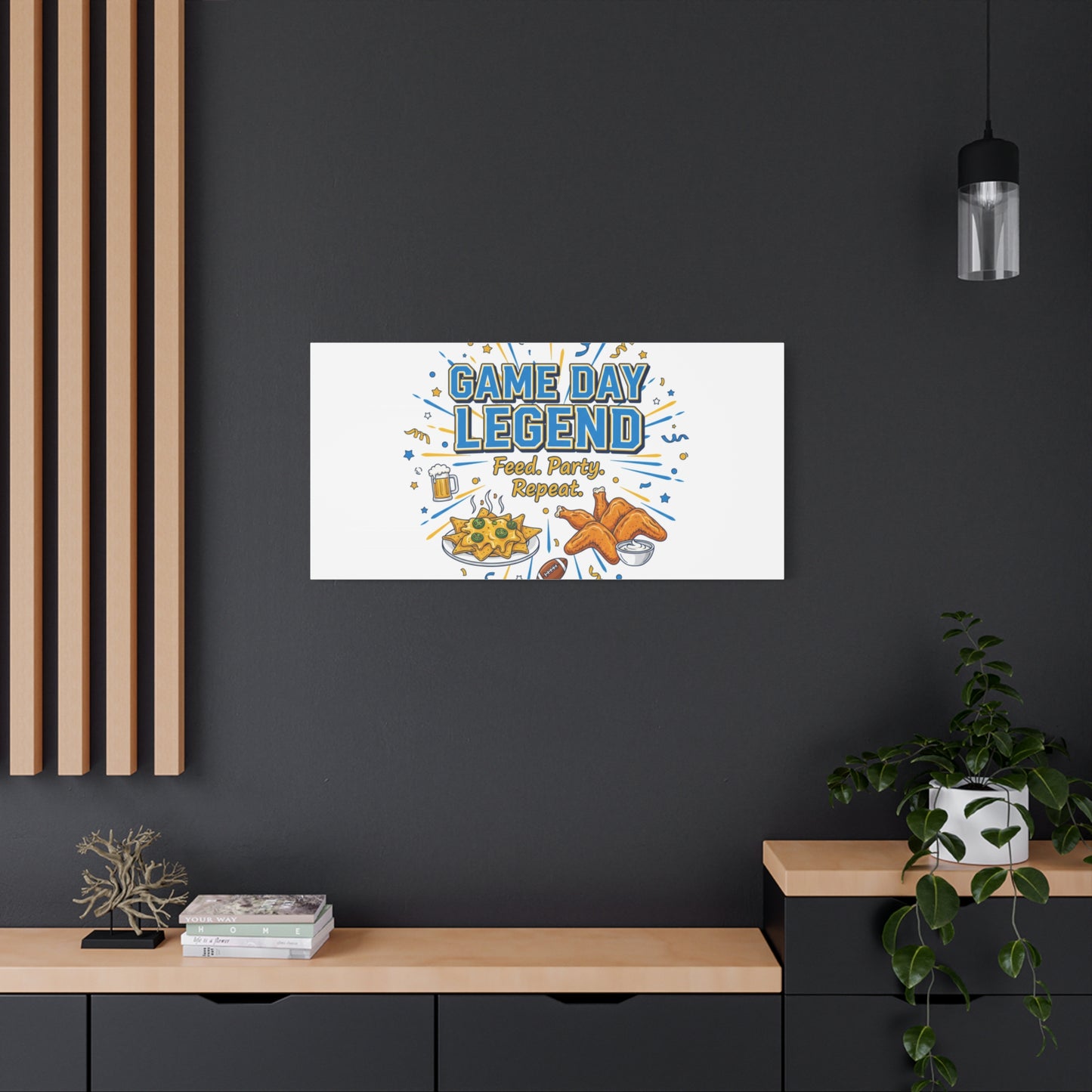 Game Day Legend Canvas | Super Bowl Party, Game Day Humor