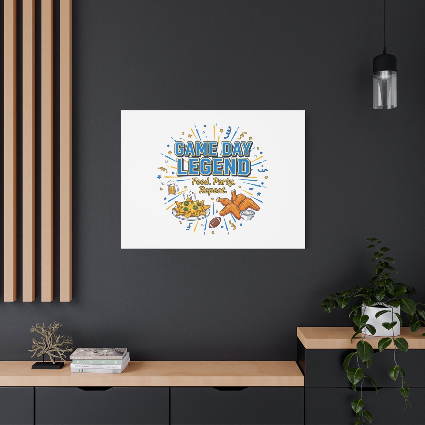 Game Day Legend Canvas | Super Bowl Party, Game Day Humor