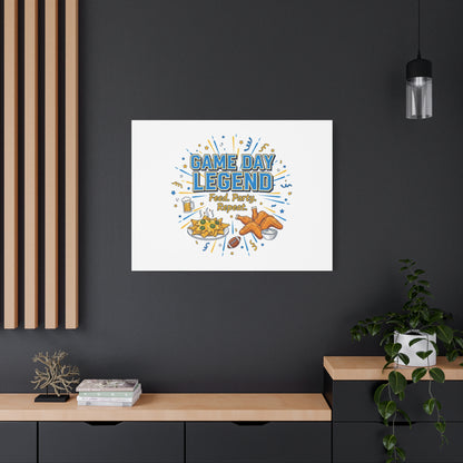 Game Day Legend Canvas | Super Bowl Party, Game Day Humor