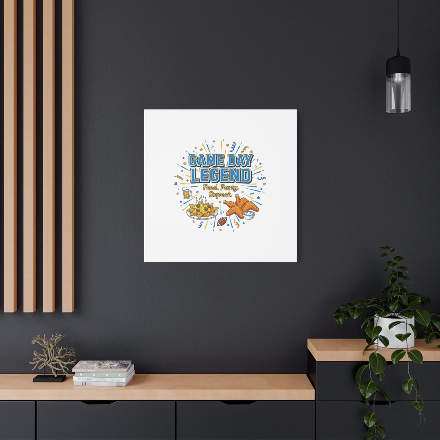 Game Day Legend Canvas | Super Bowl Party, Game Day Humor