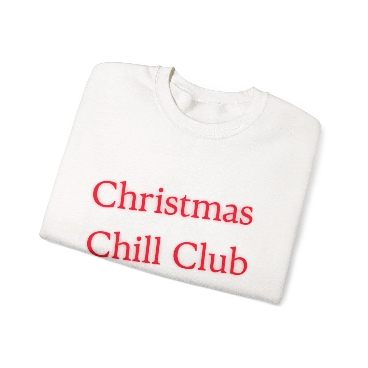 Christmas Chill Club Sweatshirt - Cozy Holiday Apparel, Unisex Crewneck, Christmas Gift, Winter Sweater, Casual Lounge Wear