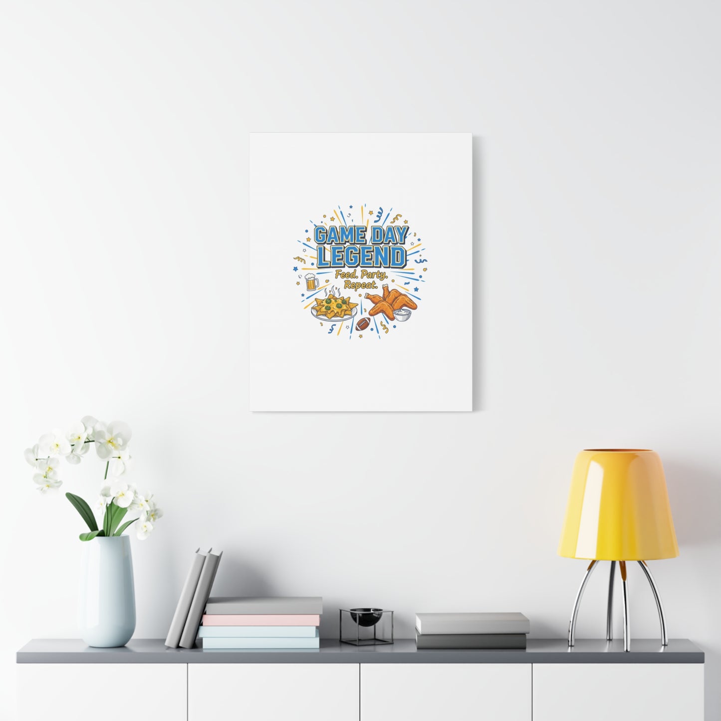 Game Day Legend Canvas | Super Bowl Party, Game Day Humor