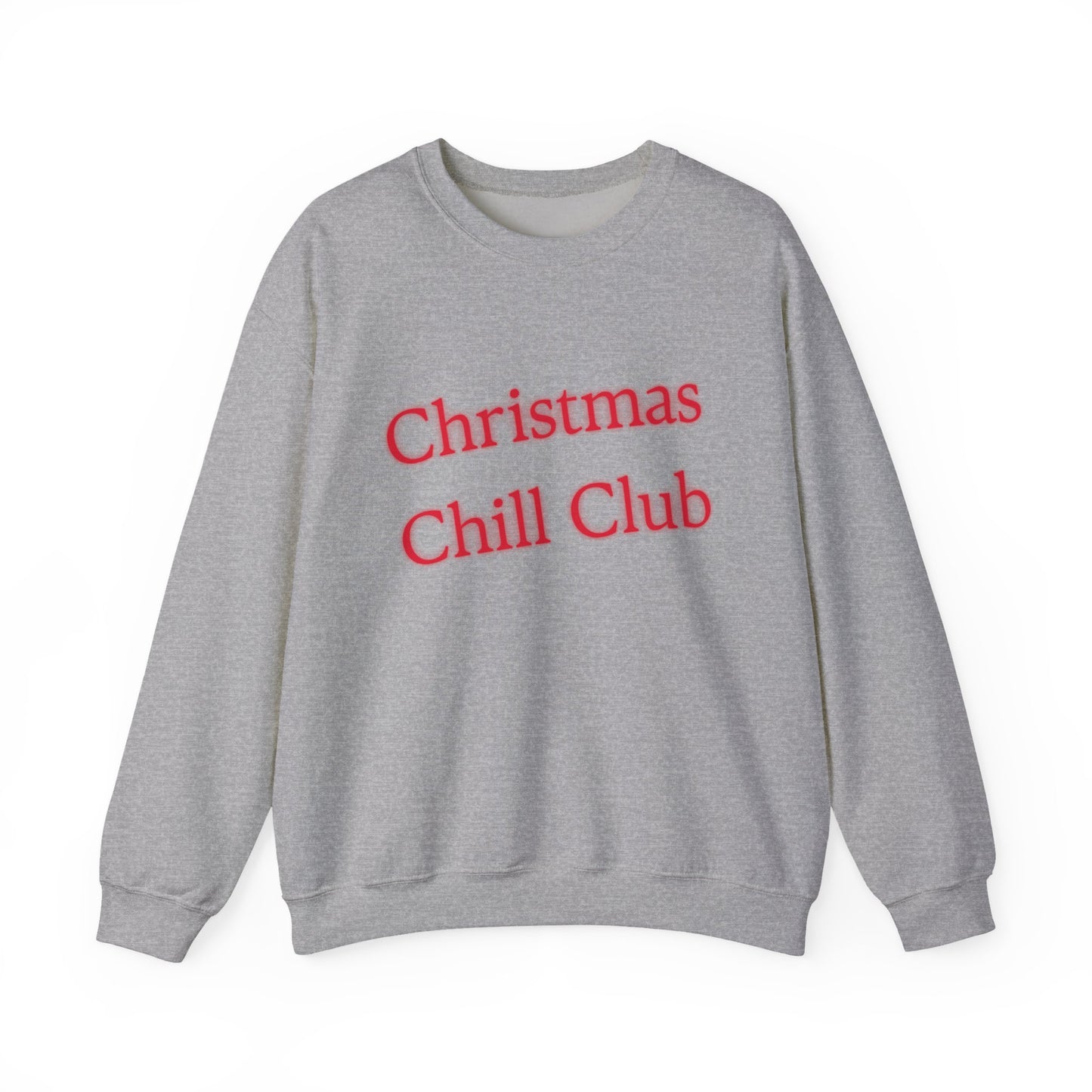 Christmas Chill Club Sweatshirt - Cozy Holiday Apparel, Unisex Crewneck, Christmas Gift, Winter Sweater, Casual Lounge Wear