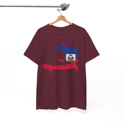 Haiti Map Flag T-Shirt — Haitian Pride Tee