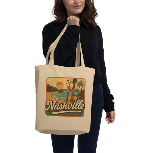 Vintage Nashville Eco-Friendly Tote Bag