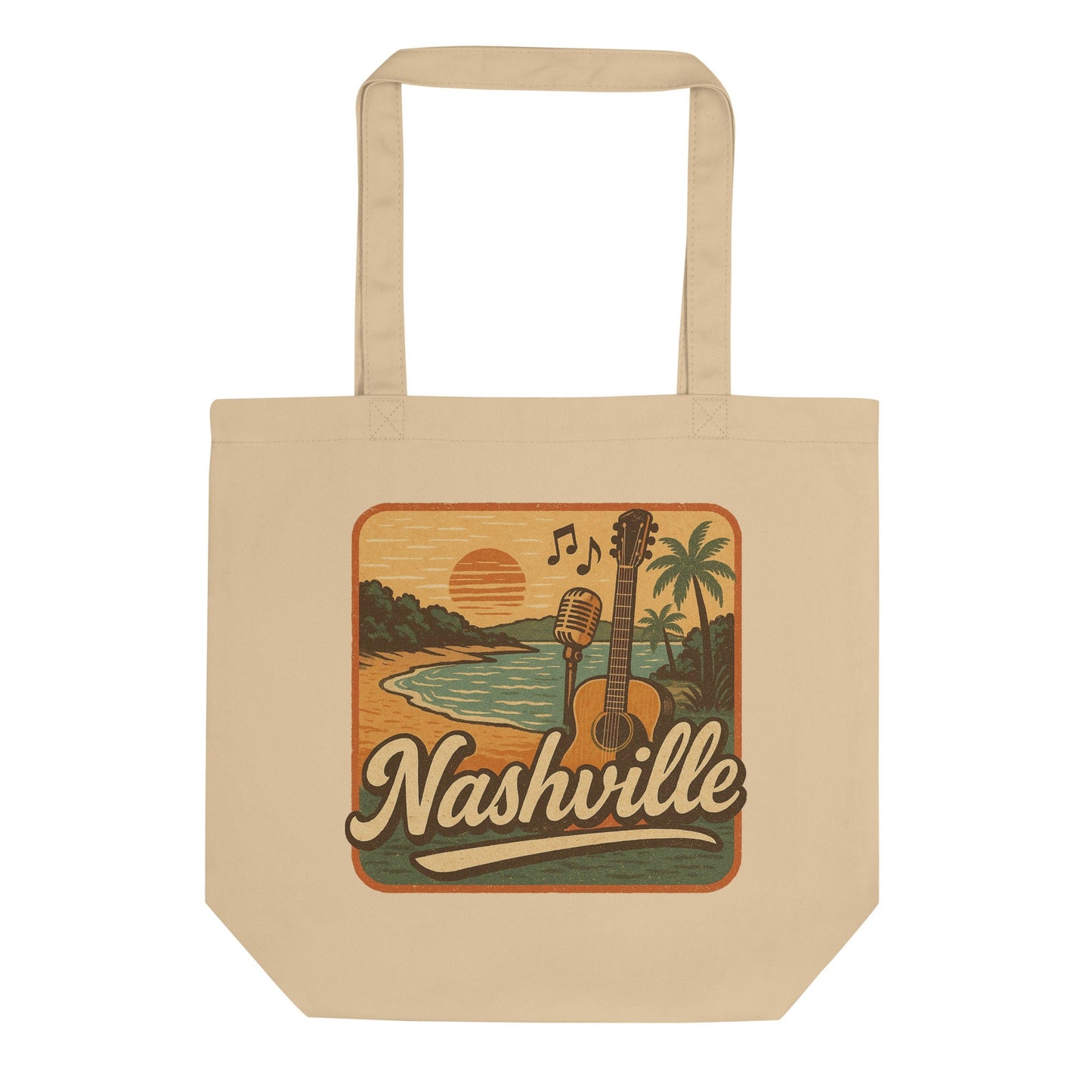 Vintage Nashville Eco-Friendly Tote Bag